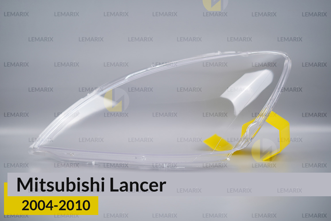 Скло фари Mitsubishi Lancer (2004-2010) ліве
