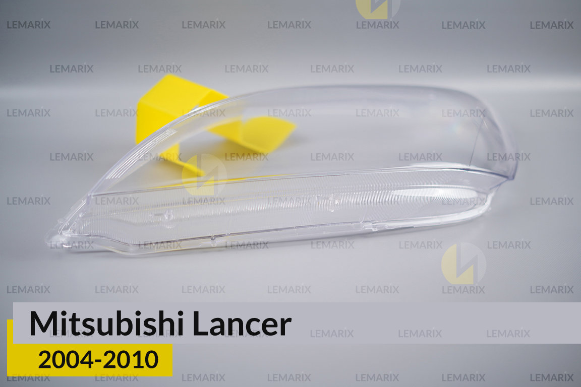 Скло фари Mitsubishi Lancer (2004-2010) ліве