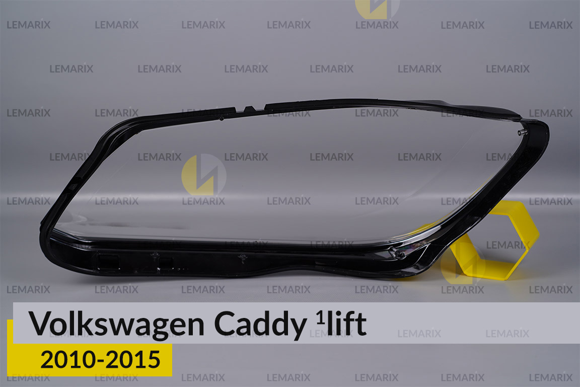 Скло фари VW Volkswagen Caddy (2010-2015) 1 рест праве