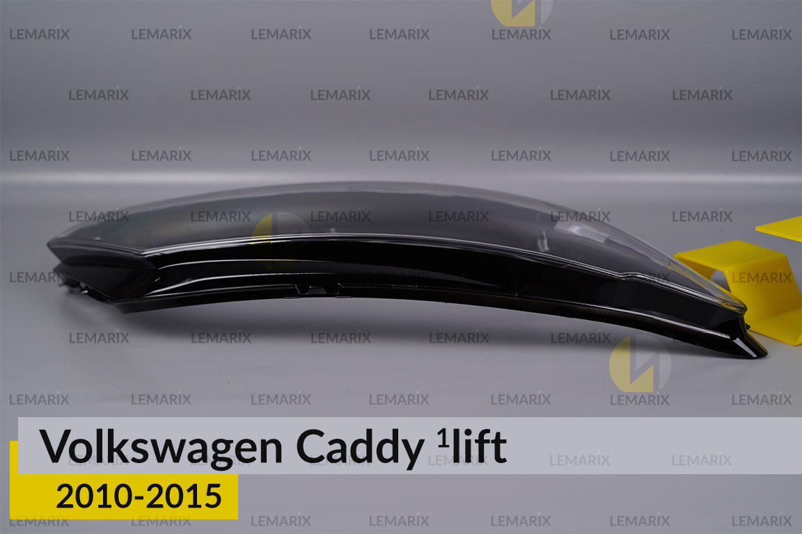 Скло фари VW Volkswagen Caddy (2010-2015) 1 рест праве