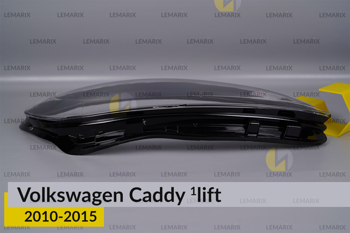 Скло фари VW Volkswagen Caddy (2010-2015) 1 рест праве