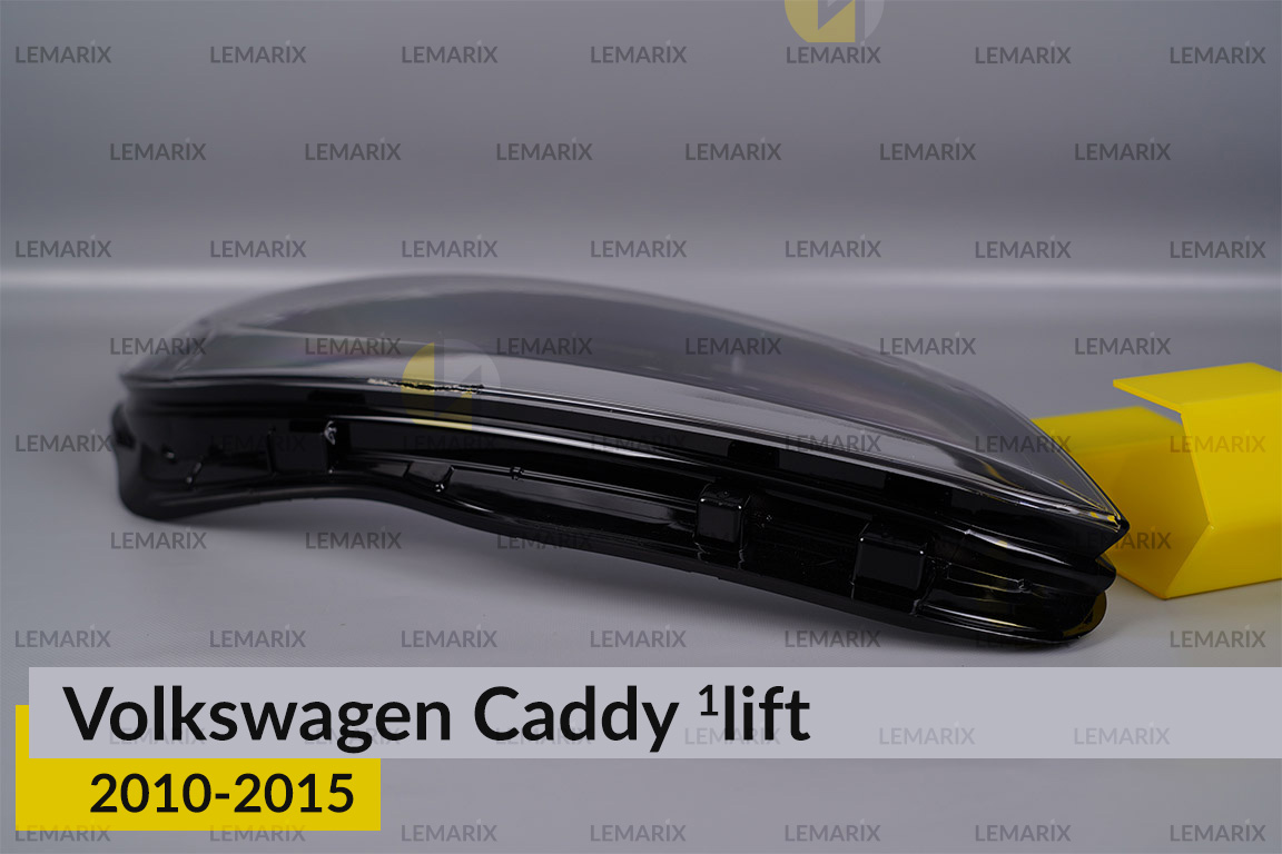 Скло фари VW Volkswagen Caddy (2010-2015) 1 рест праве