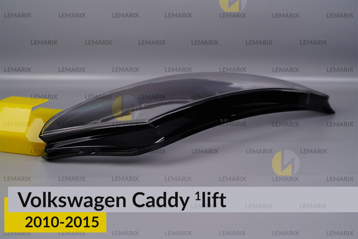 Скло фари VW Volkswagen Caddy (2010-2015) 1 рест праве