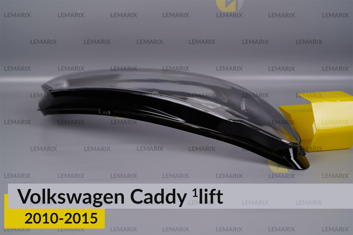 Скло фари VW Volkswagen Caddy (2010-2015) 1 рест праве