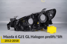 Корпус фары Mazda 6 GJ1 GL Halogen (2012-2018) дорест/1 рест левый