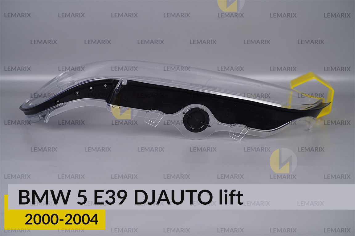 Скло фари BMW 5 E39 Silver (2000-2004) рест ліве