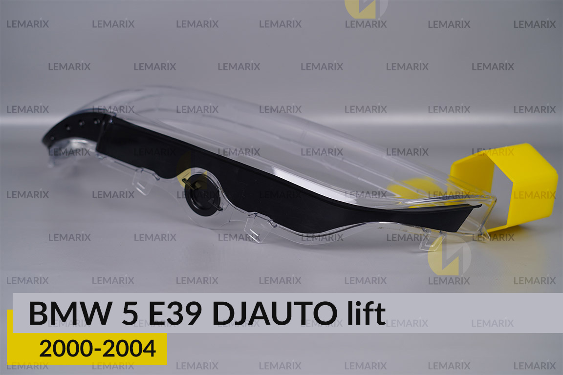 Скло фари BMW 5 E39 Silver (2000-2004) рест ліве