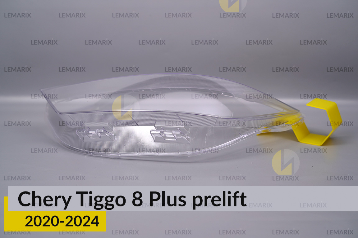 Скло фари Chery Tiggo 8 Plus (2020-2024) дорест ліве