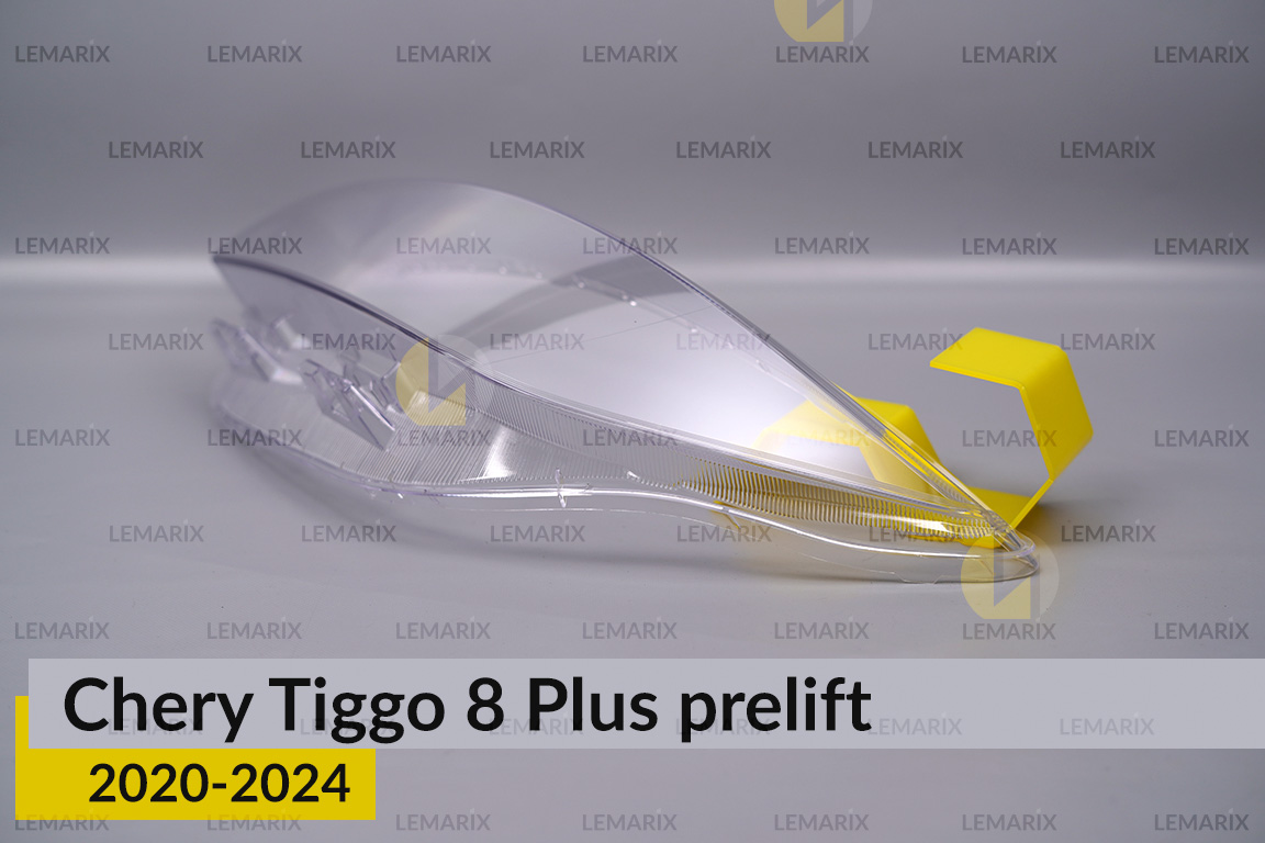 Скло фари Chery Tiggo 8 Plus (2020-2024) дорест ліве