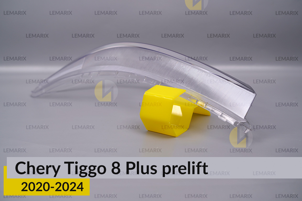 Скло фари Chery Tiggo 8 Plus (2020-2024) дорест ліве