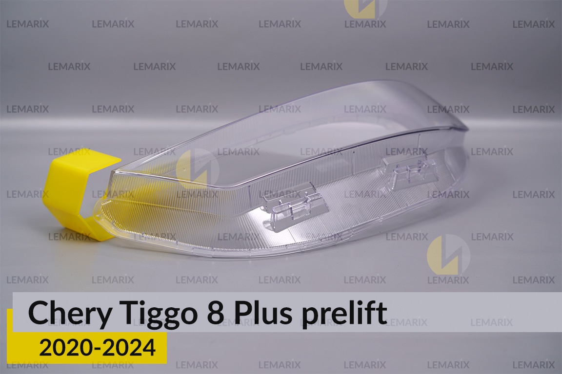 Скло фари Chery Tiggo 8 Plus (2020-2024) дорест ліве
