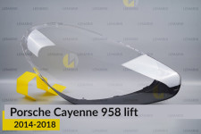 Скло фари Porsche Cayenne 958 (2014-2018) рест праве