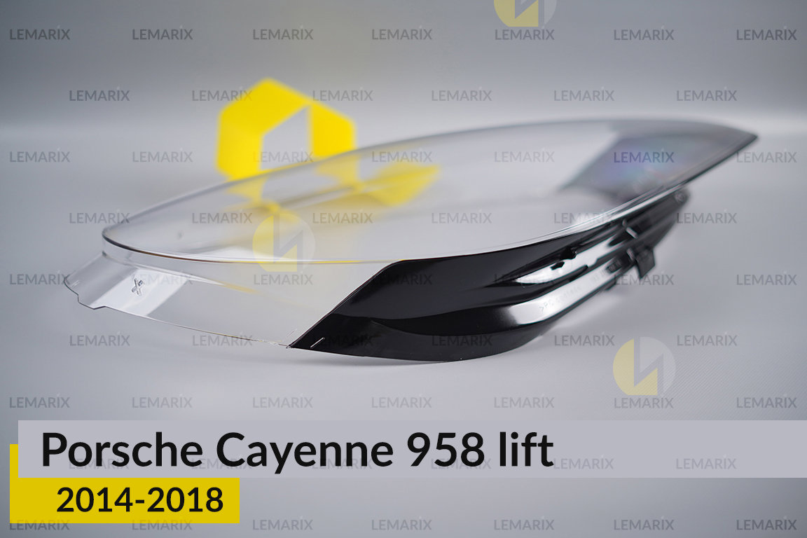 Скло фари Porsche Cayenne 958 (2014-2018) рест праве