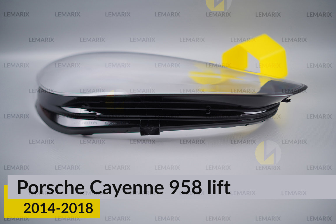 Скло фари Porsche Cayenne 958 (2014-2018) рест праве