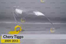 Скло фари Chery Tiggo (2005-2011) праве
