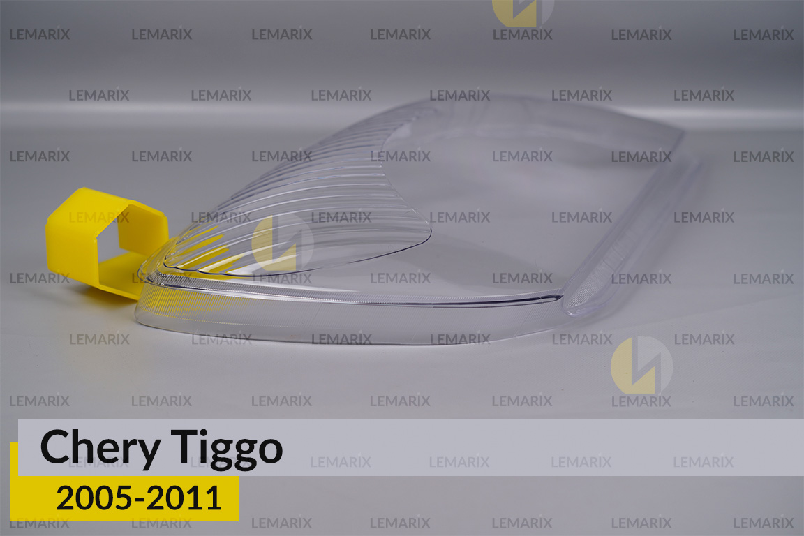 Скло фари Chery Tiggo (2005-2011) праве