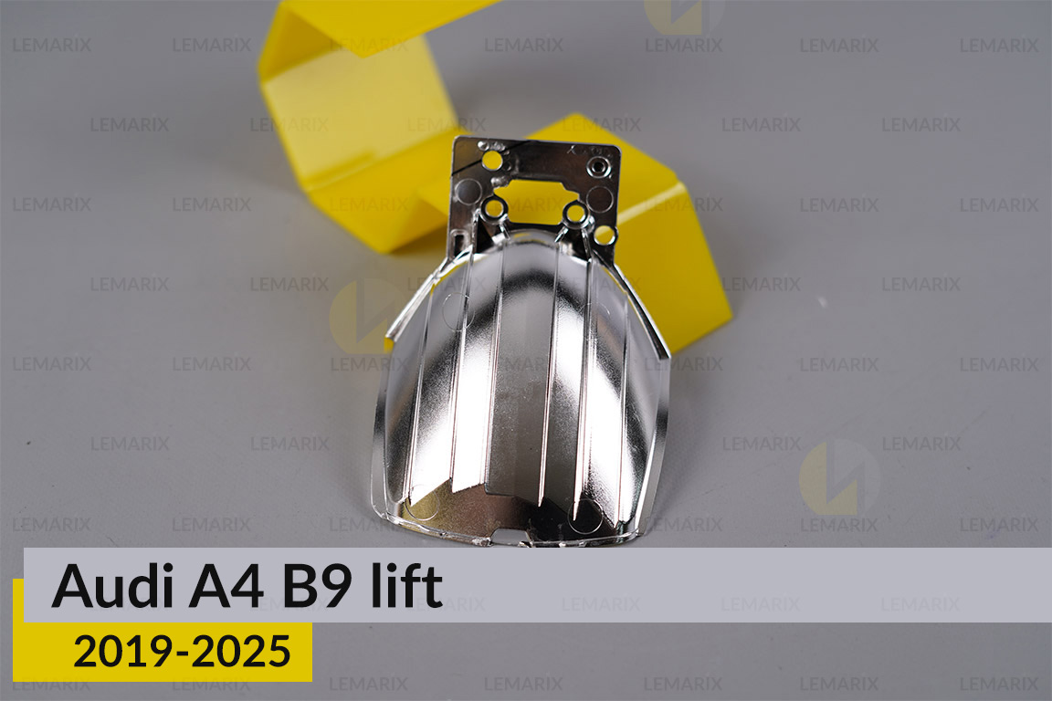 Хромована маска рефлектора Audi A4 B9 (2019-2025) рест права