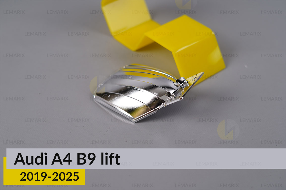 Хромована маска рефлектора Audi A4 B9 (2019-2025) рест права