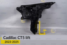 Корпус фары Cadillac CT5 (2023-2026) рест левый
