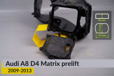 Кришка ковпак заглушка фари Audi A8 D4 Matrix (2009-2013) дорест бокова права