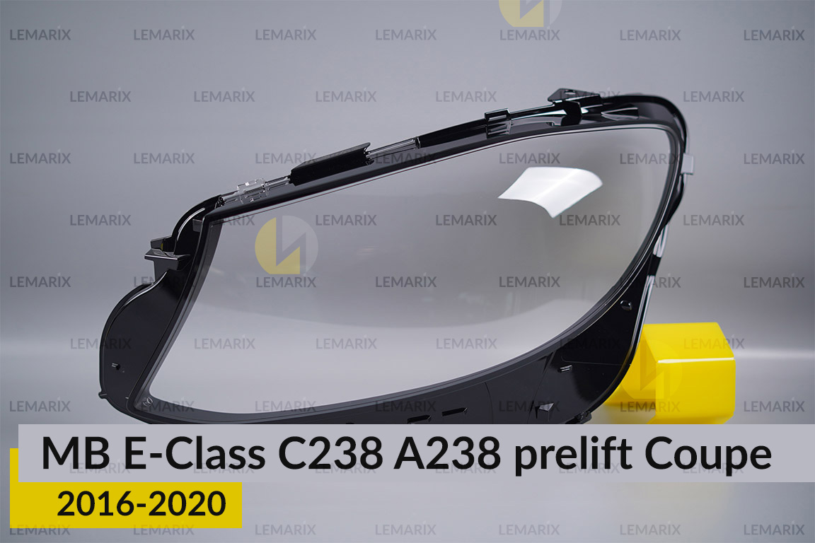 Скло фари Mercedes-Benz E-Class C238 A238 Coupe (2016-2020) дорест ліве