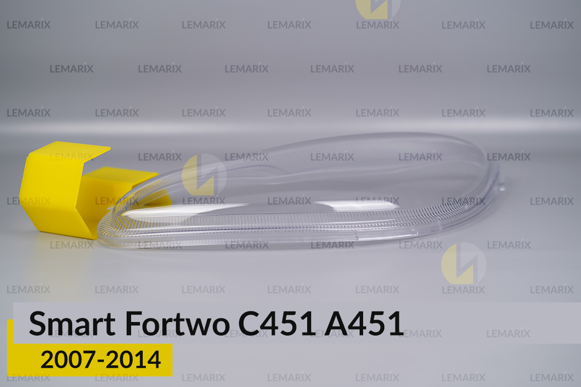 Скло фари Smart Fortwo C451 A451 (2007-2014) ліве