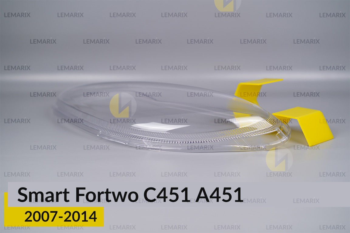 Скло фари Smart Fortwo C451 A451 (2007-2014) ліве