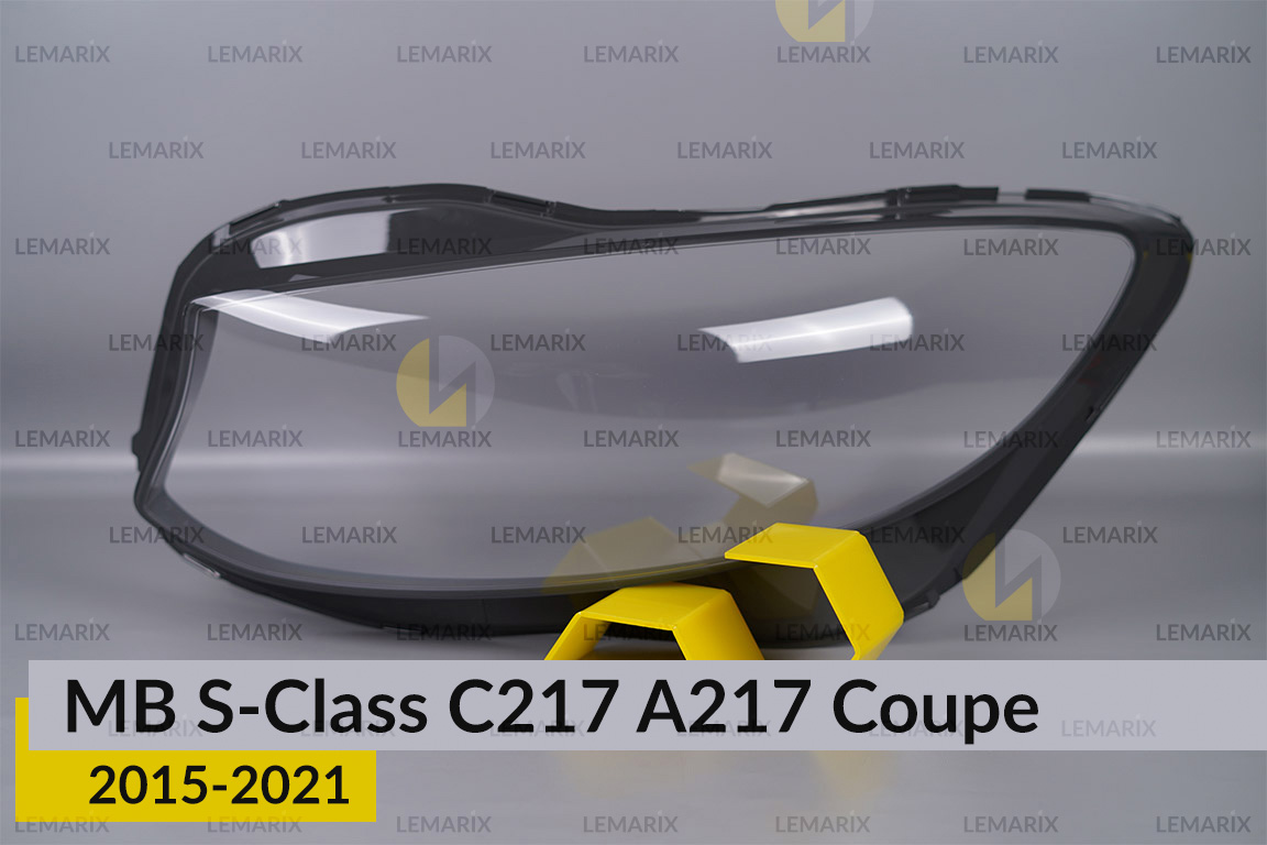 Скло фари Mercedes-Benz S-Class C217 A217 Coupe (2015-2021) ліве