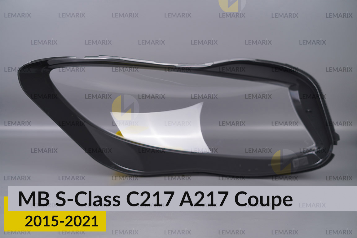 Скло фари Mercedes-Benz S-Class C217 A217 Coupe (2015-2021) ліве