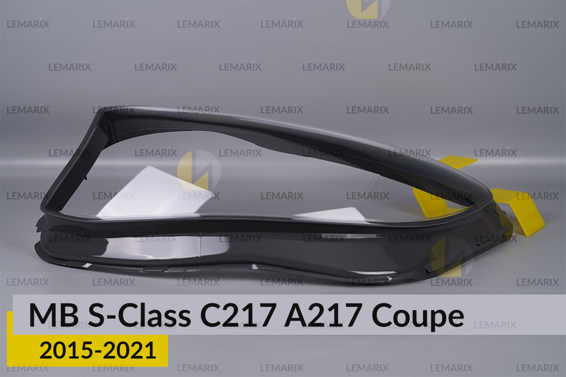 Скло фари Mercedes-Benz S-Class C217 A217 Coupe (2015-2021) ліве
