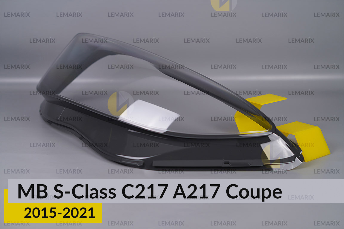 Скло фари Mercedes-Benz S-Class C217 A217 Coupe (2015-2021) ліве