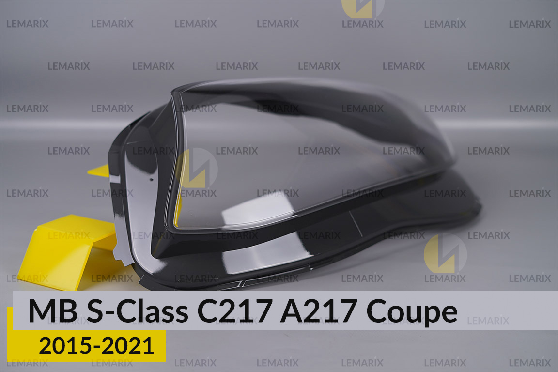 Скло фари Mercedes-Benz S-Class C217 A217 Coupe (2015-2021) ліве