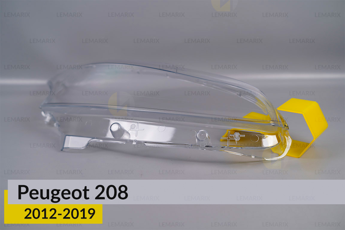 Скло фари Peugeot 208 (2012-2019) праве