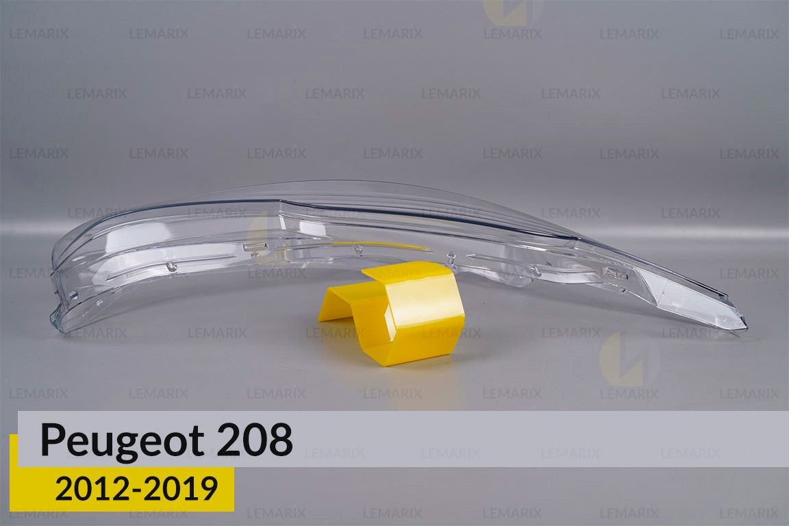 Скло фари Peugeot 208 (2012-2019) праве