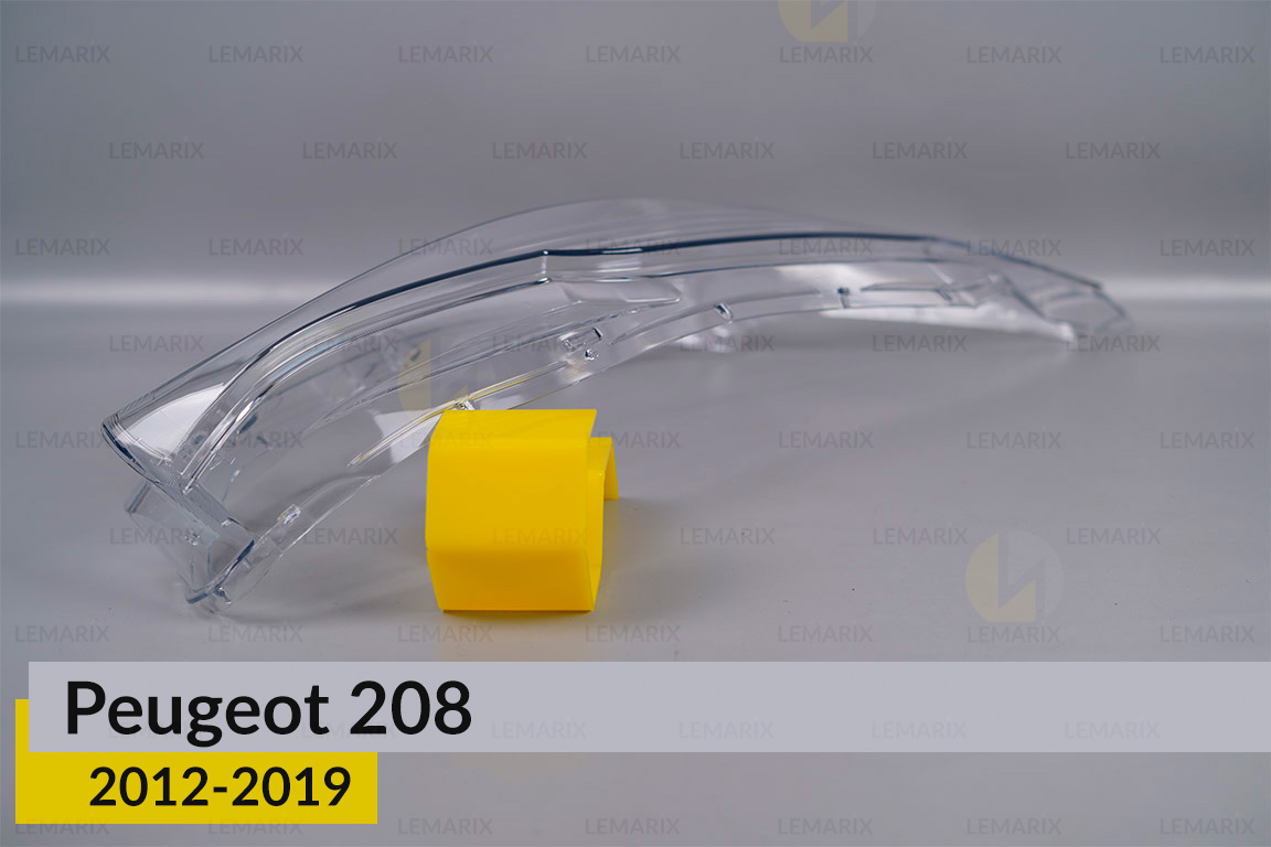 Скло фари Peugeot 208 (2012-2019) праве