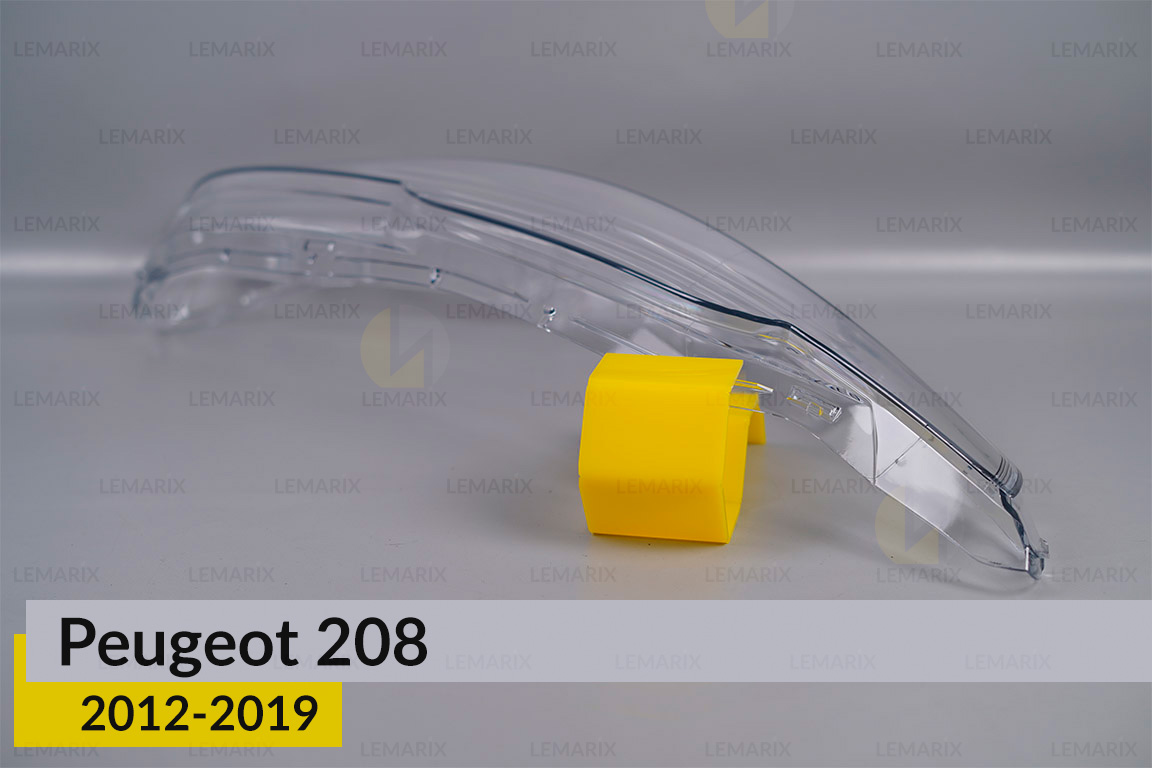 Скло фари Peugeot 208 (2012-2019) праве