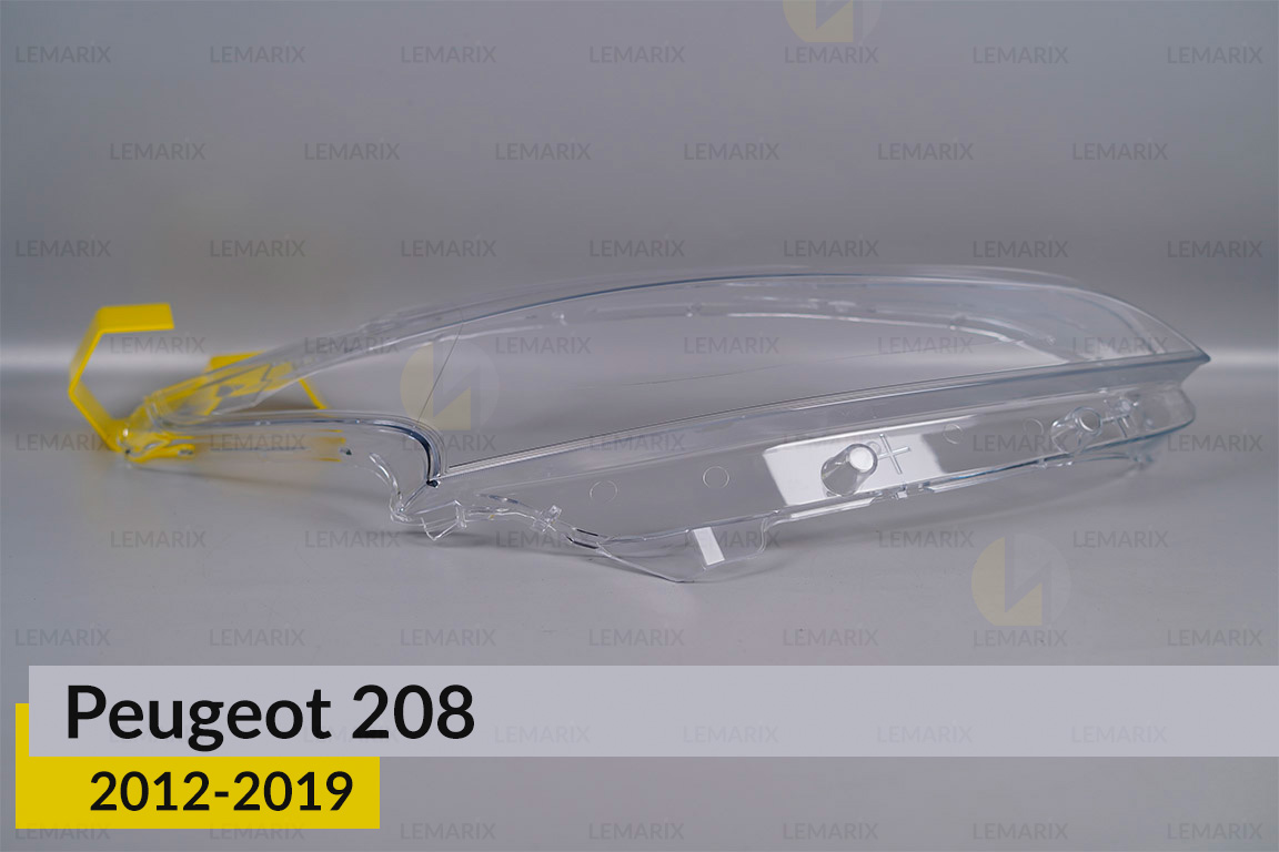 Скло фари Peugeot 208 (2012-2019) праве