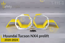 Переходная рамка для Hyundai Tucson NX4 (2020-2024) дорест