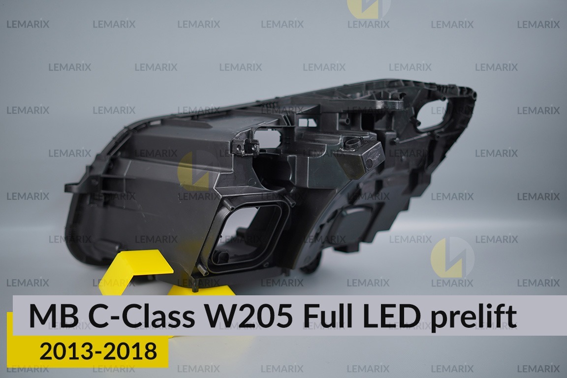 Корпус фари Mercedes-Benz C-Class W205 Full LED (2013-2018) дорест правий