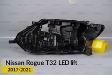 Корпус фары Nissan Rogue T32 LED (2017-2021) рест левый
