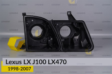 Корпус фары Lexus LX J100 LX470 (1998-2007) правый
