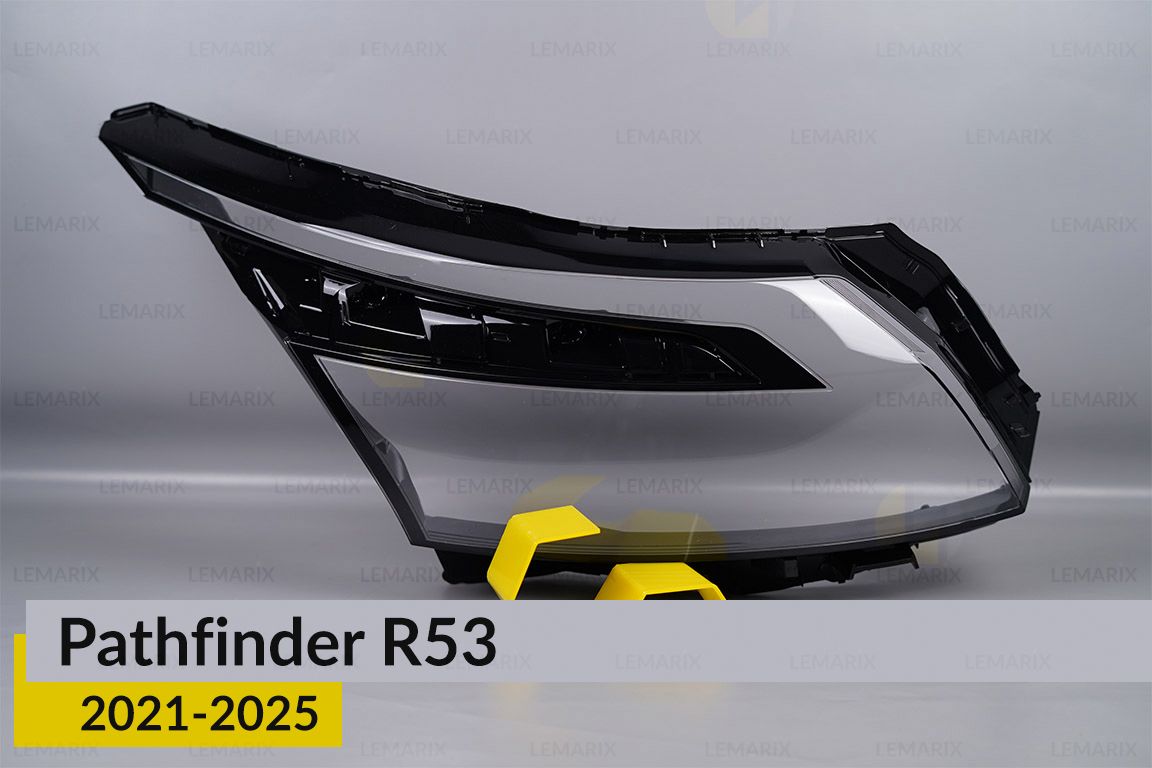 Скло фари Nissan Pathfinder R53 (2021-2025) дорест праве