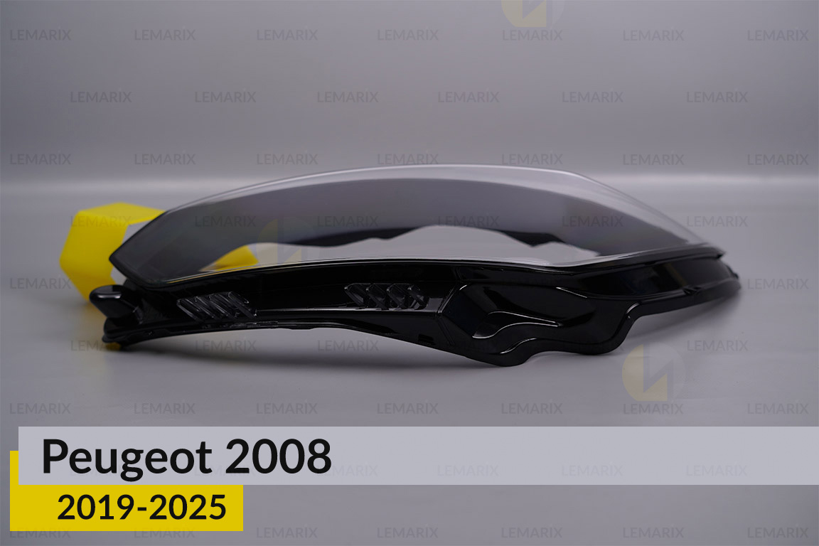 Скло фари Peugeot 2008 (2019-2025) ліве