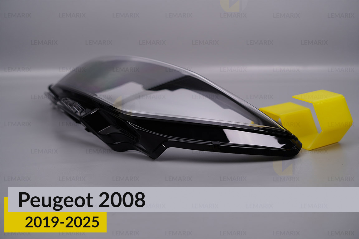 Скло фари Peugeot 2008 (2019-2025) ліве