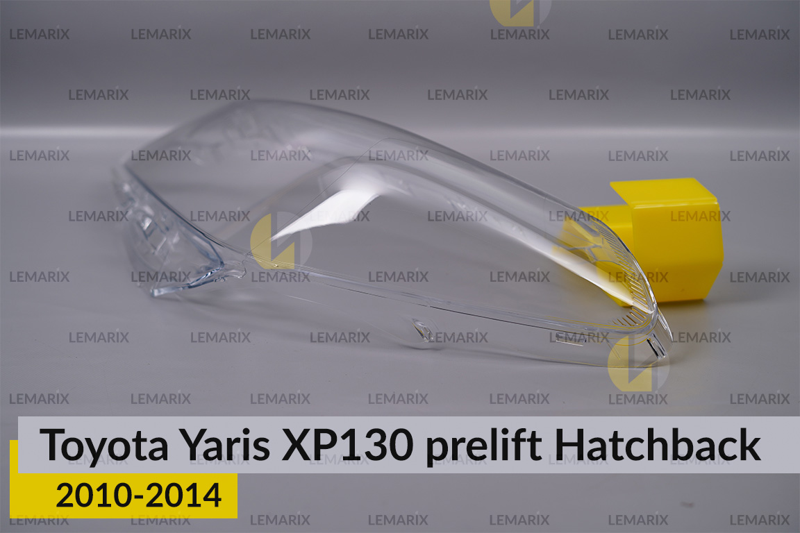 Скло фари Toyota Yaris XP130 Hatchback (2010-2014) дорест ліве