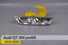 Хромована маска рефлектора Audi Q7 4M (2015-2020) дорест права