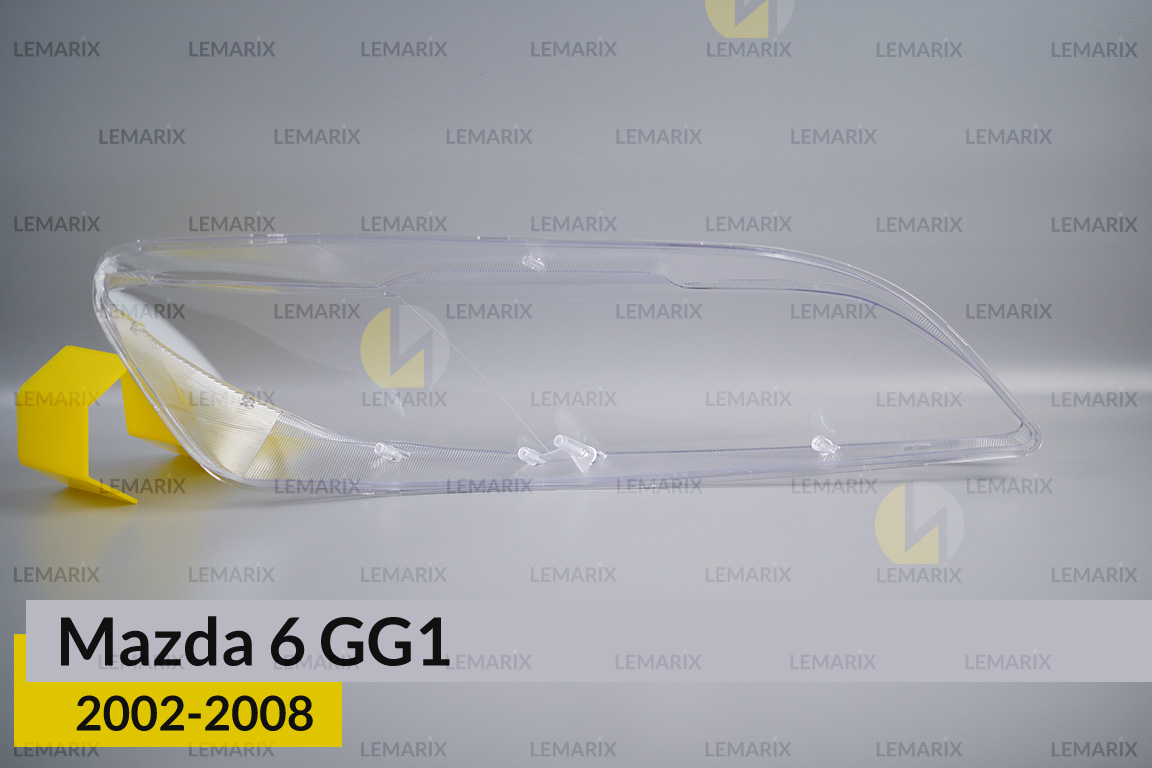 Скло фари Mazda 6 GG1 (2002-2008) ліве