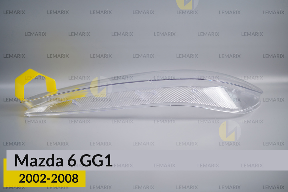 Скло фари Mazda 6 GG1 (2002-2008) ліве