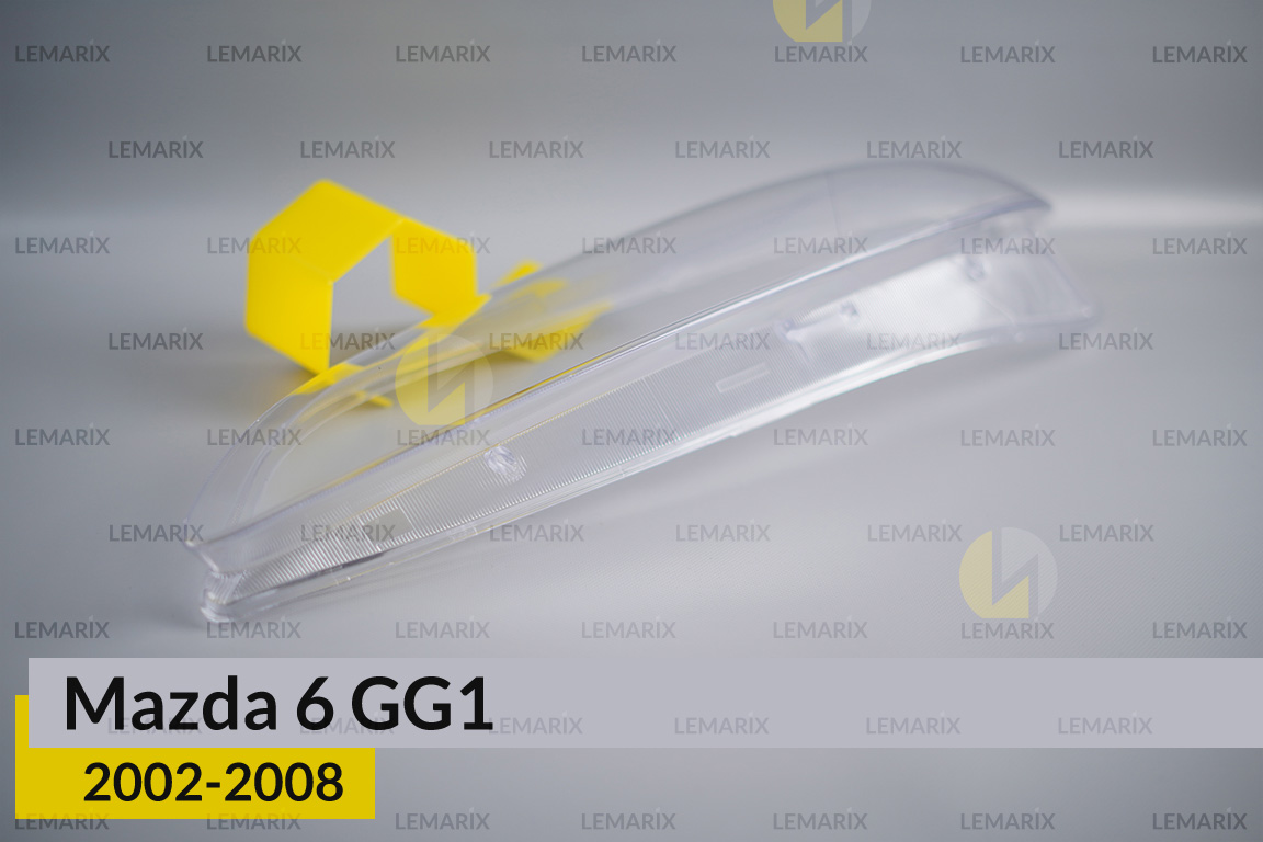 Скло фари Mazda 6 GG1 (2002-2008) ліве