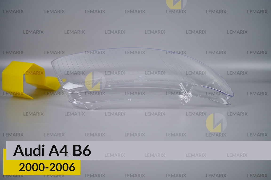 Скло фари Audi A4 B6 (2000-2006) праве